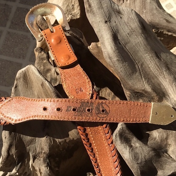 Vintage Sea Dream Leather Western Style Beaded Belt size 34 - Picture 9 of 13